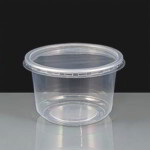 450ml Deli Pot Clear and Lid