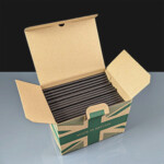 Black Paper Straw 140mm x 6mm