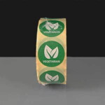 IT118546 25mm Removable Label - Vegetarian (1000)
