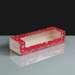 Premium Christmas Snowflake Double Stack Mince Pie Box 9x3x2
