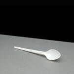 Disposable White Plastic Teaspoons