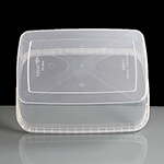 1600ml Rectangular Tamperproof Container and Lids
