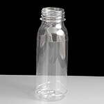 250ml Clear Plastic Juice Bottle with Clear T/E Cap - Box of 150