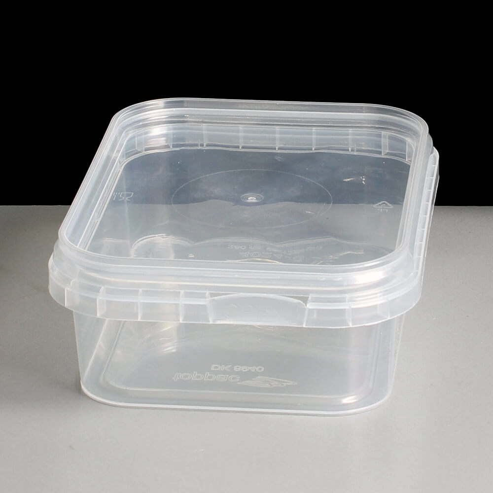 Square 280ml Tamper Evident Container and Lids