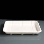 No. 2D Deep Compostable Bagasse Meat Tray