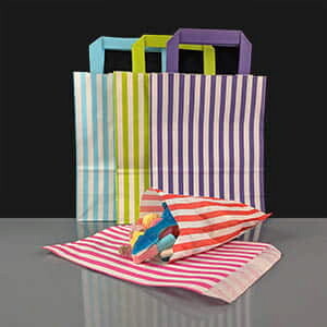 Candy Stripe Sweet Paper Bags
