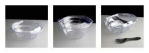 Plastic Hinged Salad Bowls