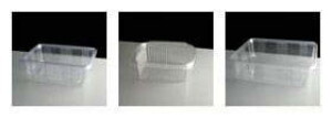 Rectangular Plastic Salad Containers