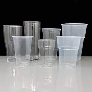 Plastic Pint and Half Pint Glasses