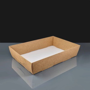 Medium Cardboard Kraft Sandwich Platter Base