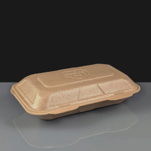 Infinity Large Burger & Chips Box - Brown