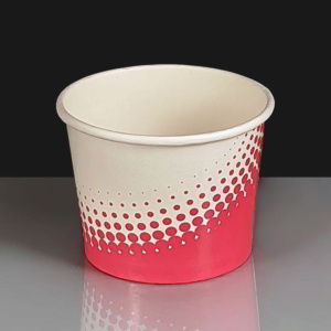 12oz Paper Ice Cream Container Arctic Design