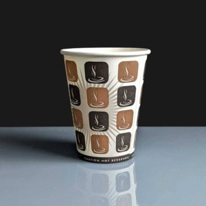 16oz Cafe Mocha Hot Drink Paper Coffee Cup