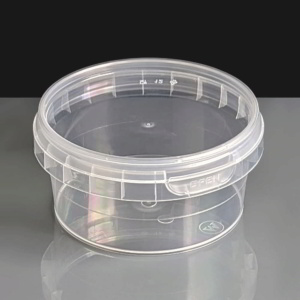 180ml Clear Round 93mm Diameter Tamperproof Container