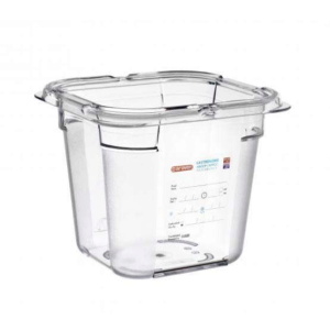 GN1/6 Airtight Polycarbonate Food Storage Container 2150ml