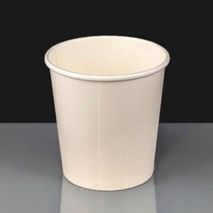 16oz Heavy Duty White Paper Soup Container 