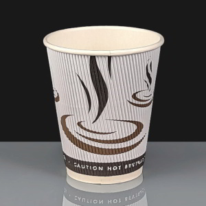 12oz Weave Hot Drink Paper Coffee Cup