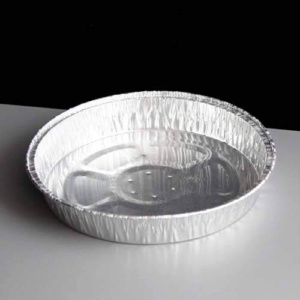 152mm Round Foil Container - Rolled Edge