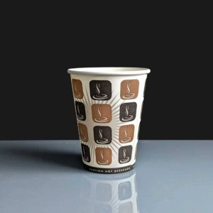 8oz Cafe Mocha Hot Drink Paper Coffee Cup