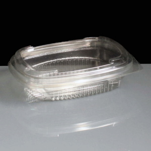 125cc Anson Fresco Clear Hinged Salad Containers - Box of 600