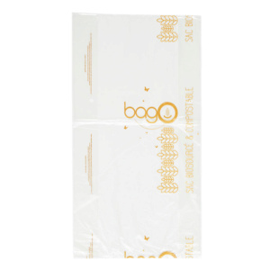Home Compostable BAGO Bread Bags Side Gusset 230x310x420mm
