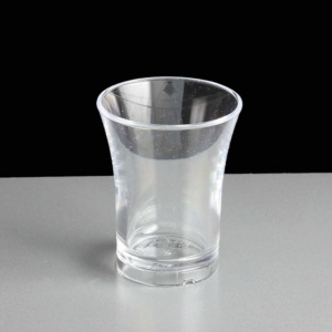 25ml Clear Reusable Plastic Shot Glasses CE