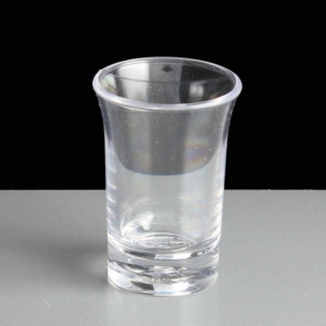 25ml Flare Plastic Shot Glasses - CE Stamped: Box of 24