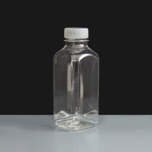 500ml Square PET Juice Bottle with T/E Cap - Box of 108