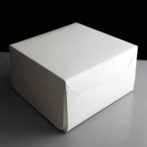 Folding Cake Boxes - Plain 9x9x4