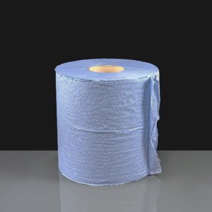 2 Ply Blue Centre Feed Roll - 140m