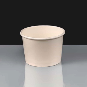8oz White Paper Soup Container