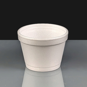 4J6 - 4oz White Polystyrene Deli Pot 