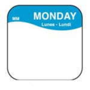 MoveMark Day of the Week Labels