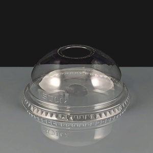 Ultra Clear Domed Lid for Soloserve Containers