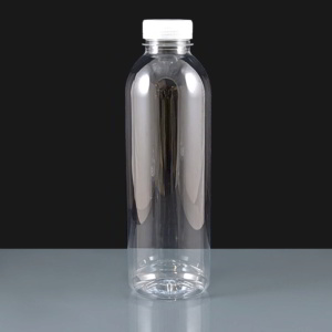 500ml Round Plastic Juice Bottle with Tamper Evident Cap - Box of 100