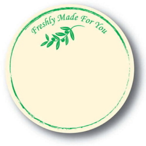 Freshly Made For You Round Labels 64mm Pack of 1000