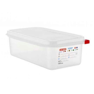 GN1/3 Airtight Food Storage Container & Lid - 4000ml: Boxes of 6
