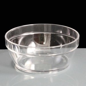 90ml Virtually Unbreakable Clear Plastic Chef / Sauce Pots