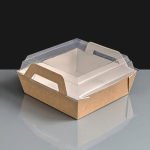 Vision+ 650ml Ovenable Tray With Clear Lid: Box of 200