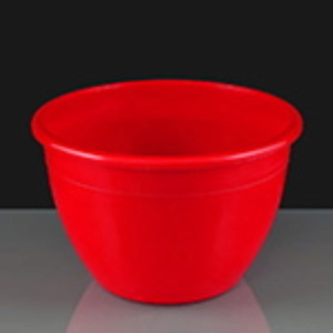 2lb Red Plastic Pudding Basin (5)