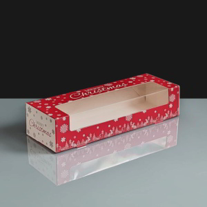 Premium Christmas Snowflake Double Stack Mince Pie Box 9x3x2