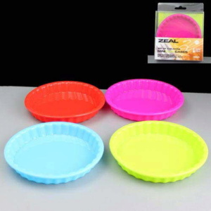 Zeal Silicone Mini Tart / Flan / Quiche Moulds Pack of 4