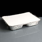 Rectangular Three Compartment Foil Take Away Container 3288PL: Box of 300