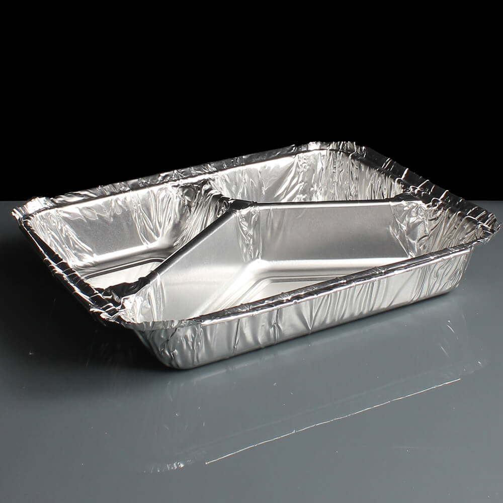 Three Compartment Aluminium Foil Take Away Container 3288PL