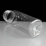 330ml Clear Plastic Juice Bottle with Clear T/E Cap - Box of 125