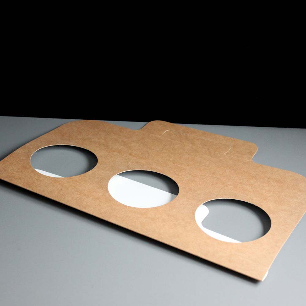 3 x 12 & 16oz Cardboard Coffee Cup Holder / Carrier