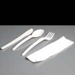 Compostable Plantware® Plastic Cutlery 4 in 1 Meal Pack