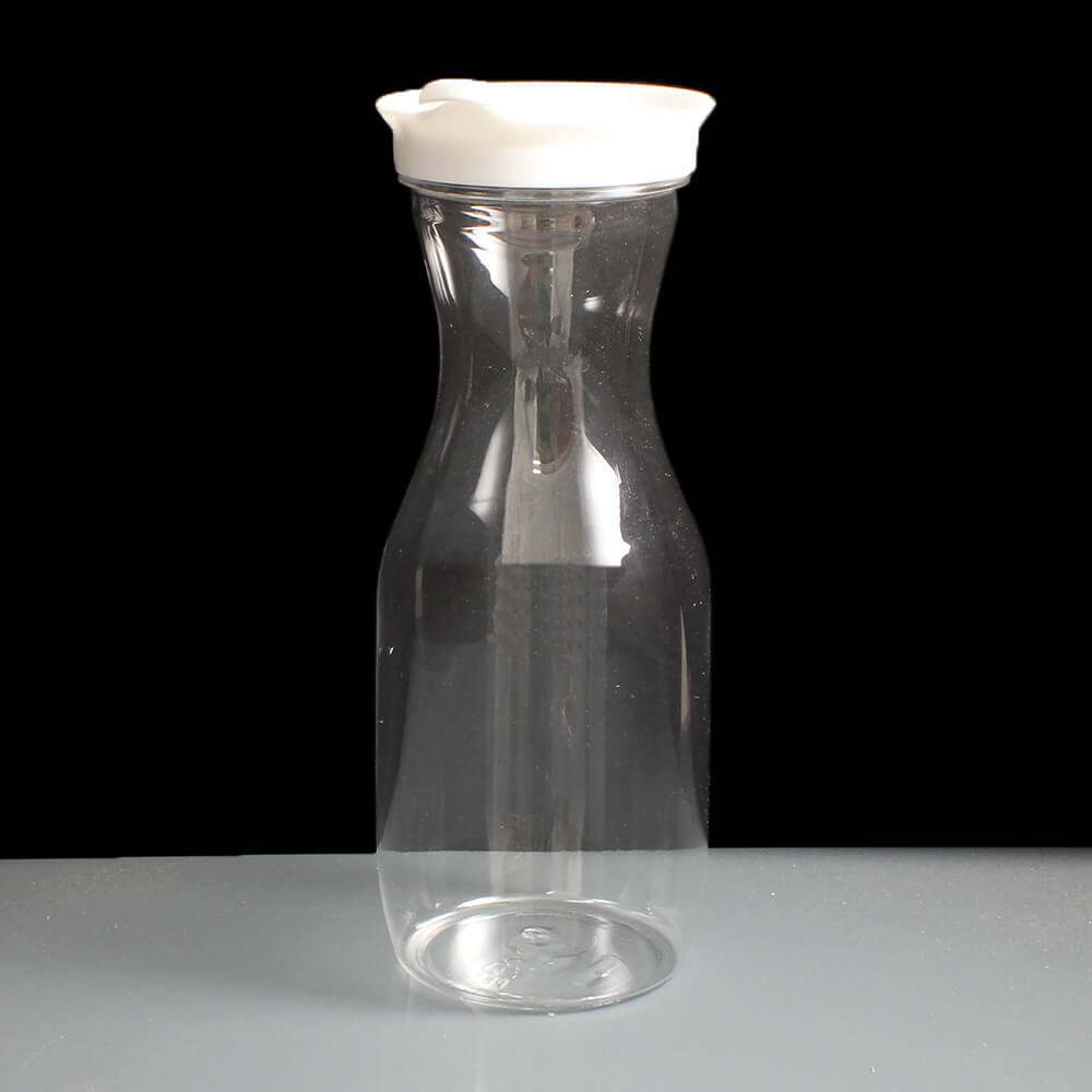 750ml PET Clear Carafe with White Lid Buy OnLine