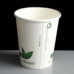 8oz INGEO Biodegradable Paper Coffee Cup
