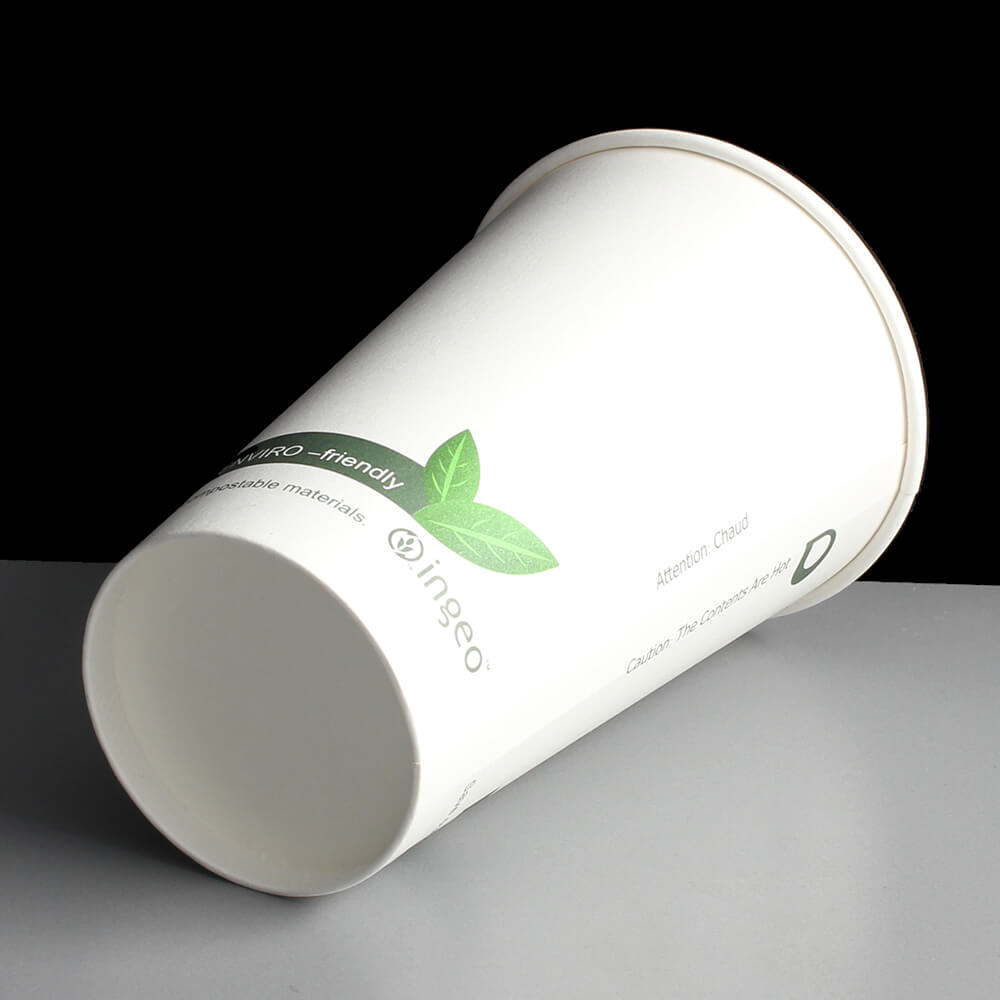16oz INGEO Biodegradable Paper Coffee Cup